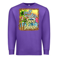 Purple salt water and sunshine Premium Sweatshirt - texasbilliewilder