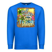 True Royal salt water and sunshine Premium Sweatshirt - texasbilliewilder