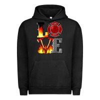 Pigment Black firefighter love Urban Hoodie - Artiststas