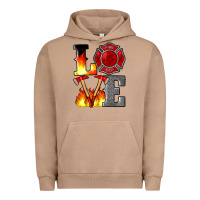 Pigment Burro firefighter love Urban Hoodie - Artiststas
