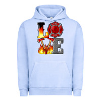 Pigment Grape Ice firefighter love Urban Hoodie - Artiststas