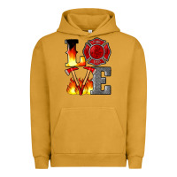 Pigment Peanut Butter firefighter love Urban Hoodie - Artiststas