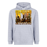 Heather Grey something in the orange western Heavyweight Hoodie - texasbilliewilder