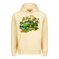 Pina Colada st patricks gnomes  with farm truck Premium Hoodie - AdoDesignShop