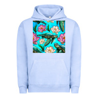 Pigment Grape Ice sea turtle seamless pattern Urban Hoodie - BundleAndBundleShop