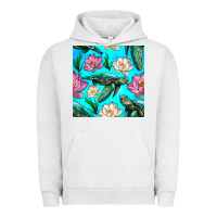Pigment Lunar Rock sea turtle seamless pattern Urban Hoodie - BundleAndBundleShop