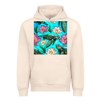 Sandshell sea turtle seamless pattern Urban Hoodie - BundleAndBundleShop