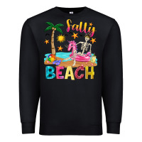 Black salty beach Premium Sweatshirt - texasbilliewilder