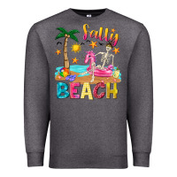 Charcoal Heather salty beach Premium Sweatshirt - texasbilliewilder