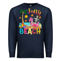 Navy salty beach Premium Sweatshirt - texasbilliewilder