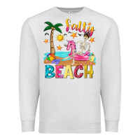 Oatmeal Heather salty beach Premium Sweatshirt - texasbilliewilder