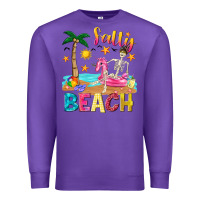 Purple salty beach Premium Sweatshirt - texasbilliewilder