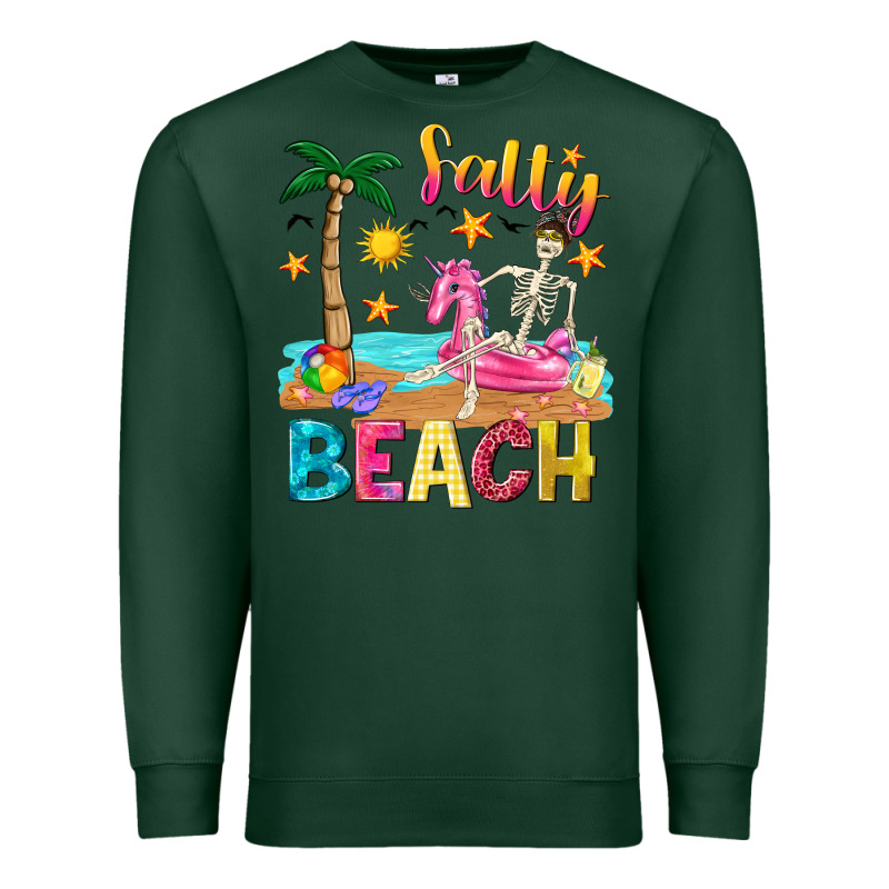 Salty Beach Premium Sweatshirt by texasbilliewilder | Teevron