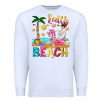 White salty beach Premium Sweatshirt - texasbilliewilder