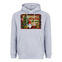 Heather Grey It's Christmas Gnomes Heavyweight Hoodie - RanaPortraitStore