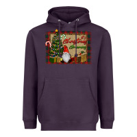 Plum It's Christmas Gnomes Heavyweight Hoodie - RanaPortraitStore