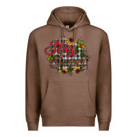 Chestnut stay sweet wood slice ornament Premium Hoodie - JahusDesignShop