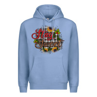 Colony Blue stay sweet wood slice ornament Premium Hoodie - JahusDesignShop