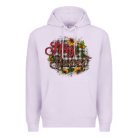 Lilac stay sweet wood slice ornament Premium Hoodie - JahusDesignShop