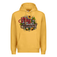 Mustard stay sweet wood slice ornament Premium Hoodie - JahusDesignShop