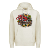 Oatmeal Heather stay sweet wood slice ornament Premium Hoodie - JahusDesignShop