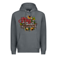 Rock stay sweet wood slice ornament Premium Hoodie - JahusDesignShop