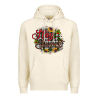 Tofu stay sweet wood slice ornament Premium Hoodie - JahusDesignShop