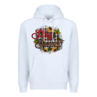 White stay sweet wood slice ornament Premium Hoodie - JahusDesignShop