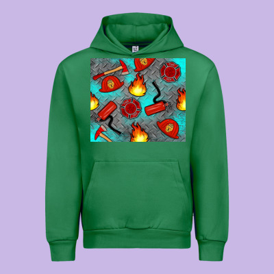 Firefighter Equipment Urban Hoodie Designed By Artiststas