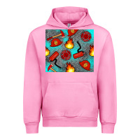 Fuchsia Pink firefighter equipment Urban Hoodie - Artiststas