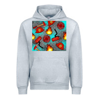 Heather Grey firefighter equipment Urban Hoodie - Artiststas