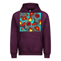 Mauve Wine firefighter equipment Urban Hoodie - Artiststas