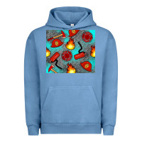 Pigment Pebble Blue firefighter equipment Urban Hoodie - Artiststas