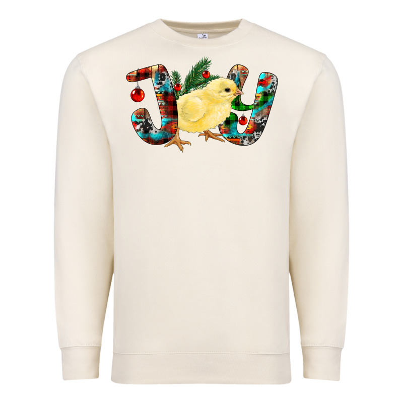 Christmas Joy Chick Premium Sweatshirt by RanaPortraitStore | Teevron