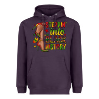 Plum steppin into black history Heavyweight Hoodie - Zillion Design Studio