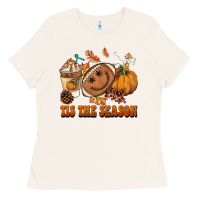 Bone tis the season football Ladies Tee - BarkalooDesign