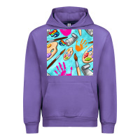 Tulip find art class seamless pattern Urban Hoodie - BundleAndBundleShop
