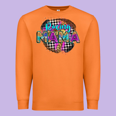 Racing Mama Premium Sweatshirt Designed By Zillion Design Studio