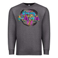 Charcoal Heather racing mama Premium Sweatshirt - Zillion Design Studio
