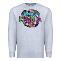Heather Grey racing mama Premium Sweatshirt - Zillion Design Studio