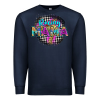 Navy racing mama Premium Sweatshirt - Zillion Design Studio