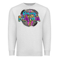 Oatmeal Heather racing mama Premium Sweatshirt - Zillion Design Studio