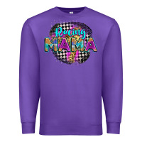 Purple racing mama Premium Sweatshirt - Zillion Design Studio