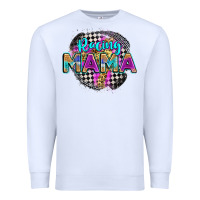 White racing mama Premium Sweatshirt - Zillion Design Studio