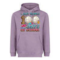 Lavender i just served 100 days of school volleyball Heavyweight Hoodie - Zillion Design Studio