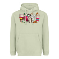 Matcha st. bernard dog coffee cups Heavyweight Hoodie - texasbilliewilder