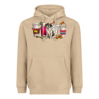 Mushroom st. bernard dog coffee cups Heavyweight Hoodie - texasbilliewilder
