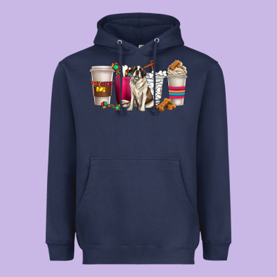 Heavyweight Hoodie st. bernard dog coffee cups