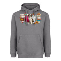 Storm st. bernard dog coffee cups Heavyweight Hoodie - texasbilliewilder