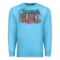 Ocean Blue racing girl Premium Sweatshirt - Zillion Design Studio